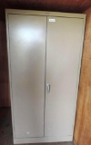 Three Anderson Hickey Co metal cabinets.