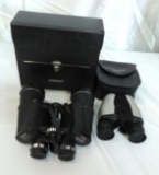 Two pair of Tasco binoculars.