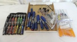Nut driver and star tool assortment.