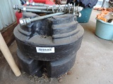 Two cub cadet 75lbs tractor weights.