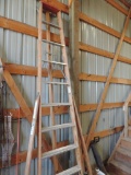 Werner 10' wood ladder.