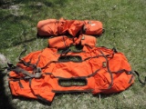 Orange trail Max riding gear set.