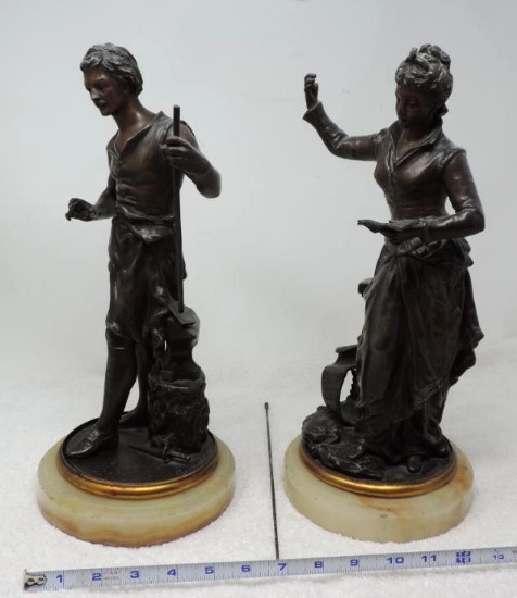 Two Rancoulet bronzes.