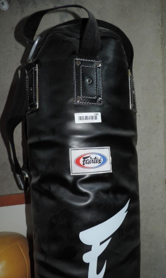 6" fairtex hanging kickboxing bag.
