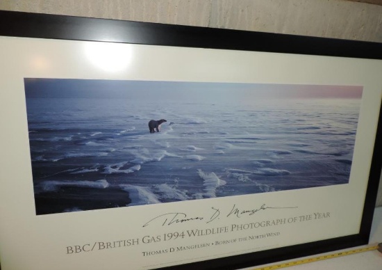 1995 Thomas Mangelsen framed poster.