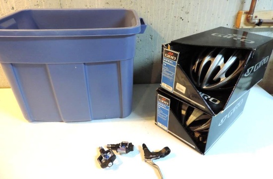 Giro Ionos size medium helmets and bike parts.