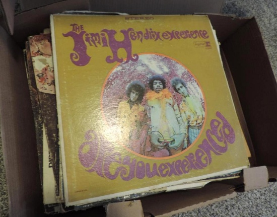 Box of records.