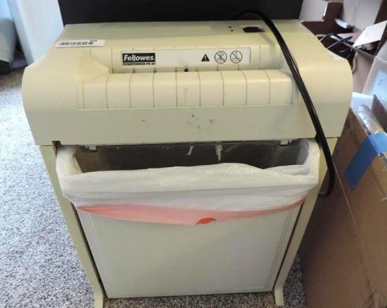 Fellowes powershred PS-80 paper shredder.