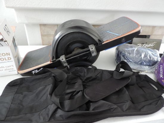 High $ Onewheel + skateboard with accessories.