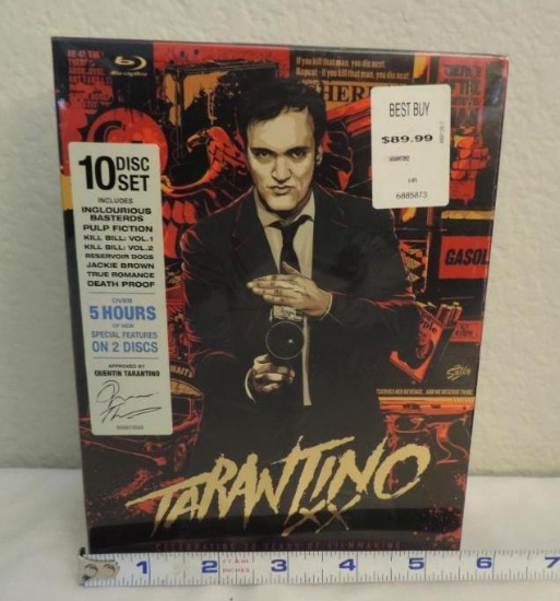 New Tarantino XX 10 disc blue ray set.