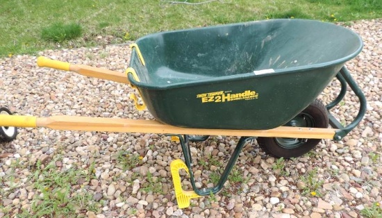 True Temper easy 2 handle wheel barrow.