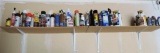 Huge assortment of household chemicals.