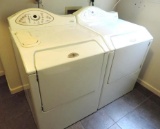 Maytag Neptune electric washer and dryer set.