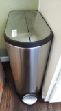 Stainless steel Simple Human trash can.