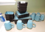 30 plus pieces of Threshold stoneware.