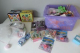 Collector lunch boxes and toys.