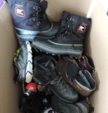 Huge box of men's size 12 and 13 shoes.