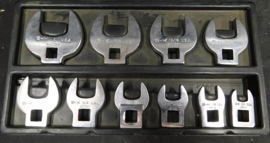 S-K SAE crows foot wrenches