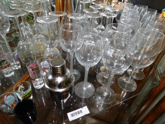 Stemware and bar items