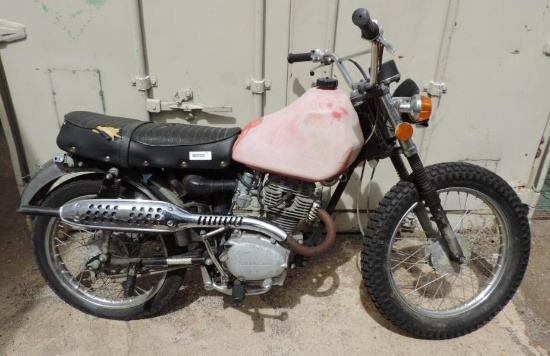 1973 Hond 125cc motorcycle.