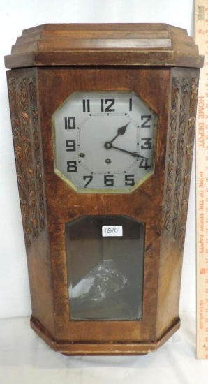 Antique Walnut cased clock.