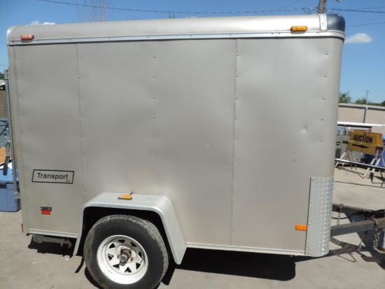 2005 Haulmark transport DLX cargo trailer. 8'6" L x 5' w x 5'6" tall