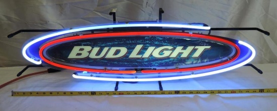 Bud Light neon sign.