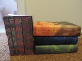 Assorted Harry Potter books.