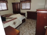 Beautiful 6 piece cherry wood bedroom set.