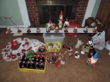 Huge assortment of christmas gear and Bronco nomes.