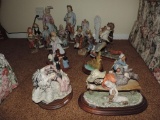 17 piece figurine assortment.