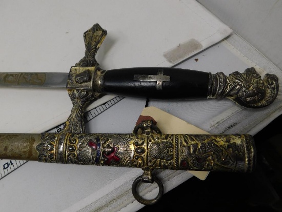 Ames Regalia or fraternal sword