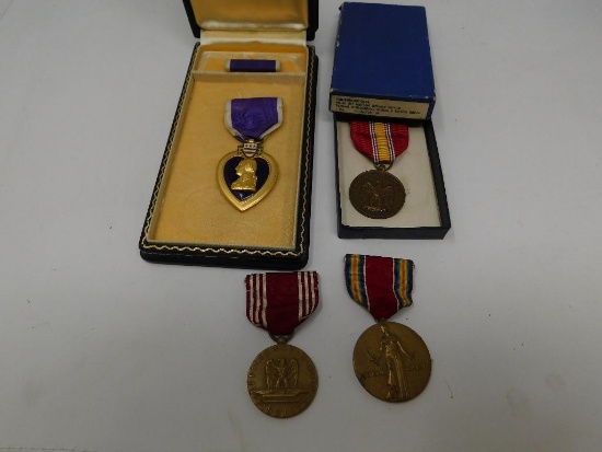 WWII service and conduct medals