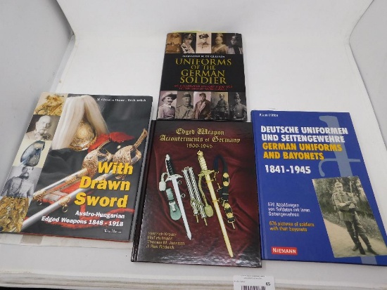Four books on German uniforms and edged weapons
