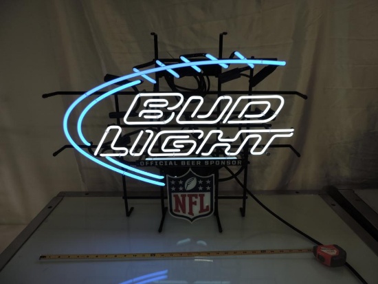 Bud Light NFL neon sign.