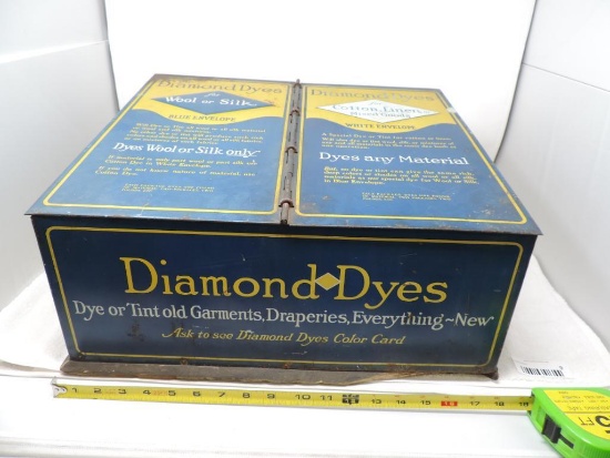 Early Diamond Dyes store display.