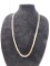 Liquid gold multi strand necklace