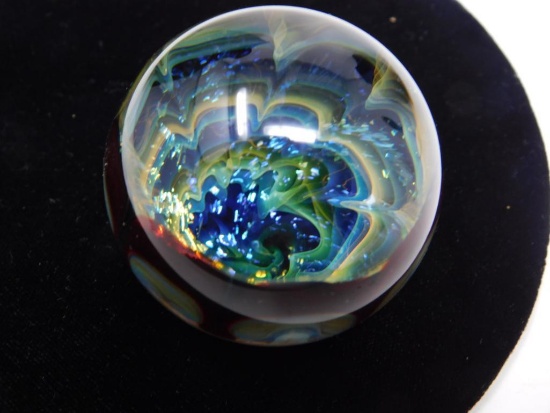 Robert Reeder handmade art glass marble