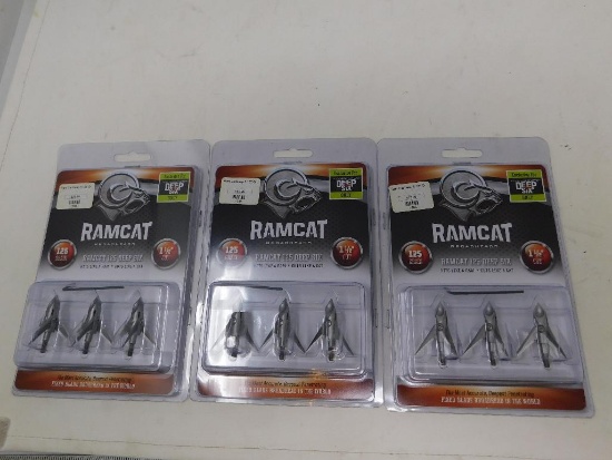 RamCat Deep Six 125 gr Broadheads