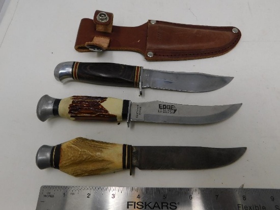 Edgemark and Sharp sheath knives