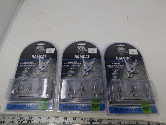 RamCat Deep Six 100 gr broadheads