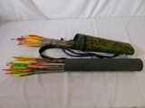 Arrows and quivers for recurve bows