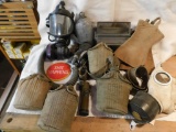 Military collectibles assortment