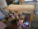 Excellent maple woodworking bench