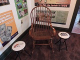 Broncos / Rockies stools & rocking chair.