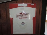 Rare Framed Horseshoe Casino shirt and hat.