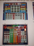 Wild Cherry & lucky Bar slot machine glasses.