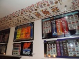 Slot machine glass assortment.