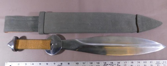 Welsh 1916 Dros Urddas Cymru trench sword