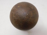 Civil war cannonball